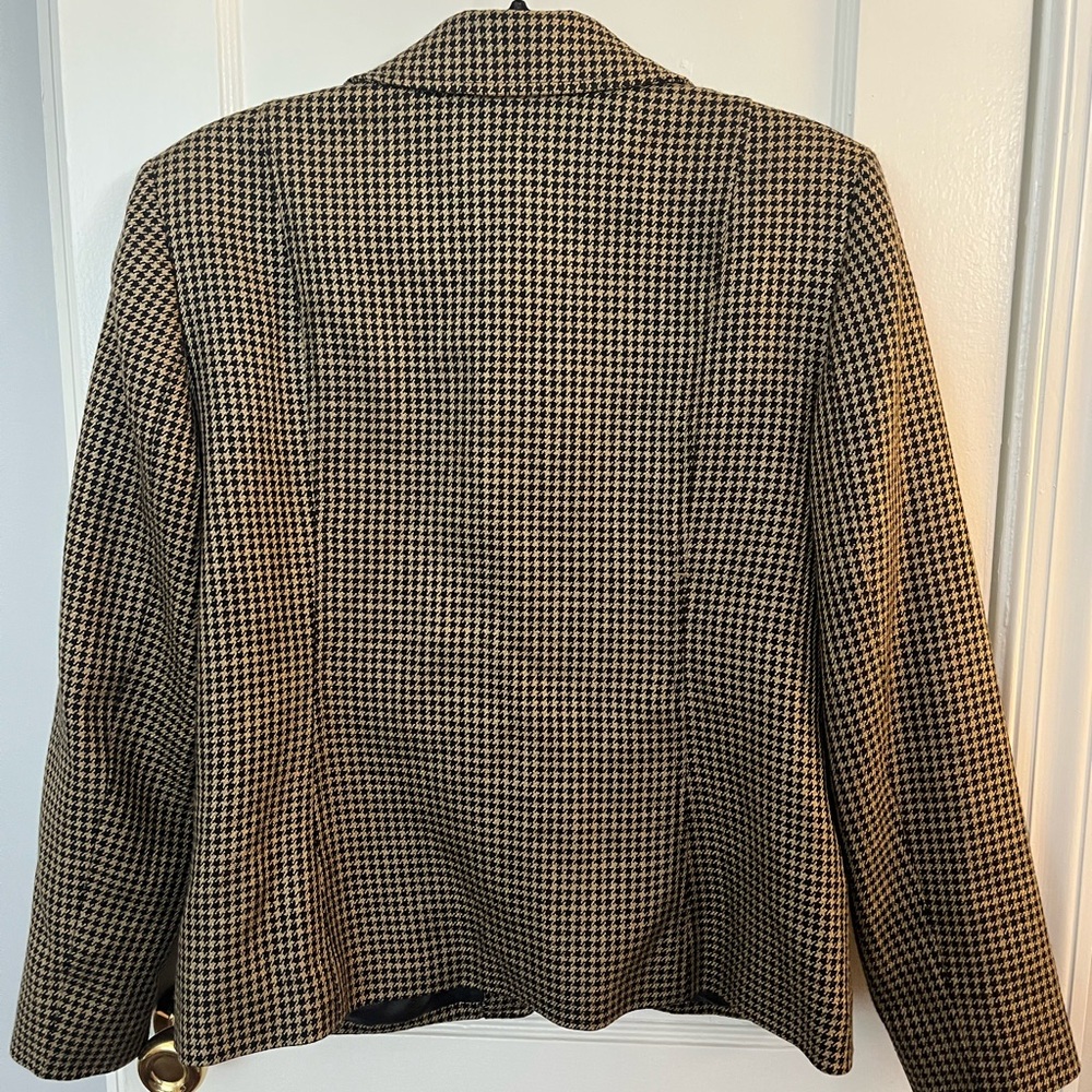 Houndstooth Pendleton Wool Blazer - image 3